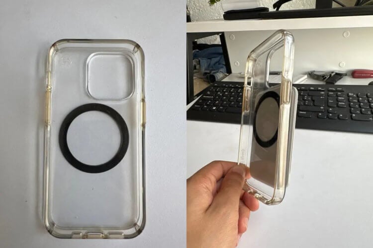 Магнитное кольцо MagSafe. Кольцо можно приклеить и к Android-смартфону. Магнитное кольцо MagSafe. Кольцо можно приклеить и к Android-смартфону. Фото.