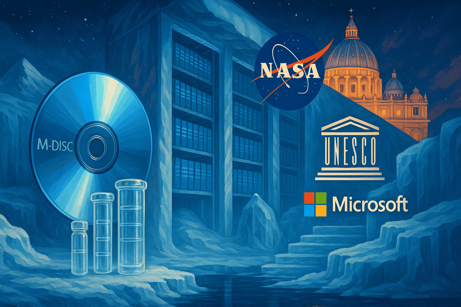Как сохранить данные на 1000 лет — и почему NASA, Ватикан и Microsoft уже так делают. Сохранить архивы данных — важная задача. Но в эпоху цифровых технологий далеко не все носители надёжны и долговечны. Как сохранить данные на 1000 лет — и почему NASA, Ватикан и Microsoft уже так делают. Сохранить архивы данных — важная задача. Но в эпоху цифровых технологий далеко не все носители надёжны и долговечны. Фото.