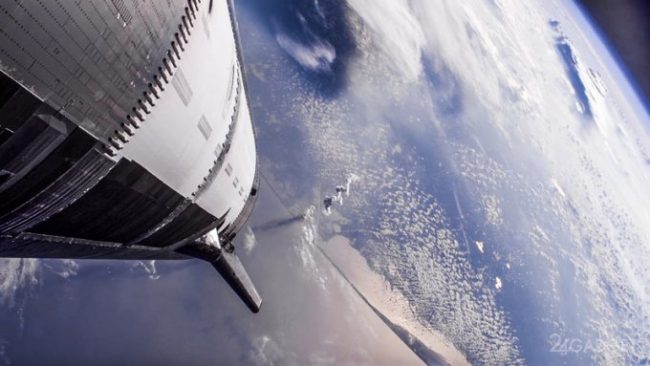 SpaceX показала лучшие кадры из космоса с девятого полёта Starship
