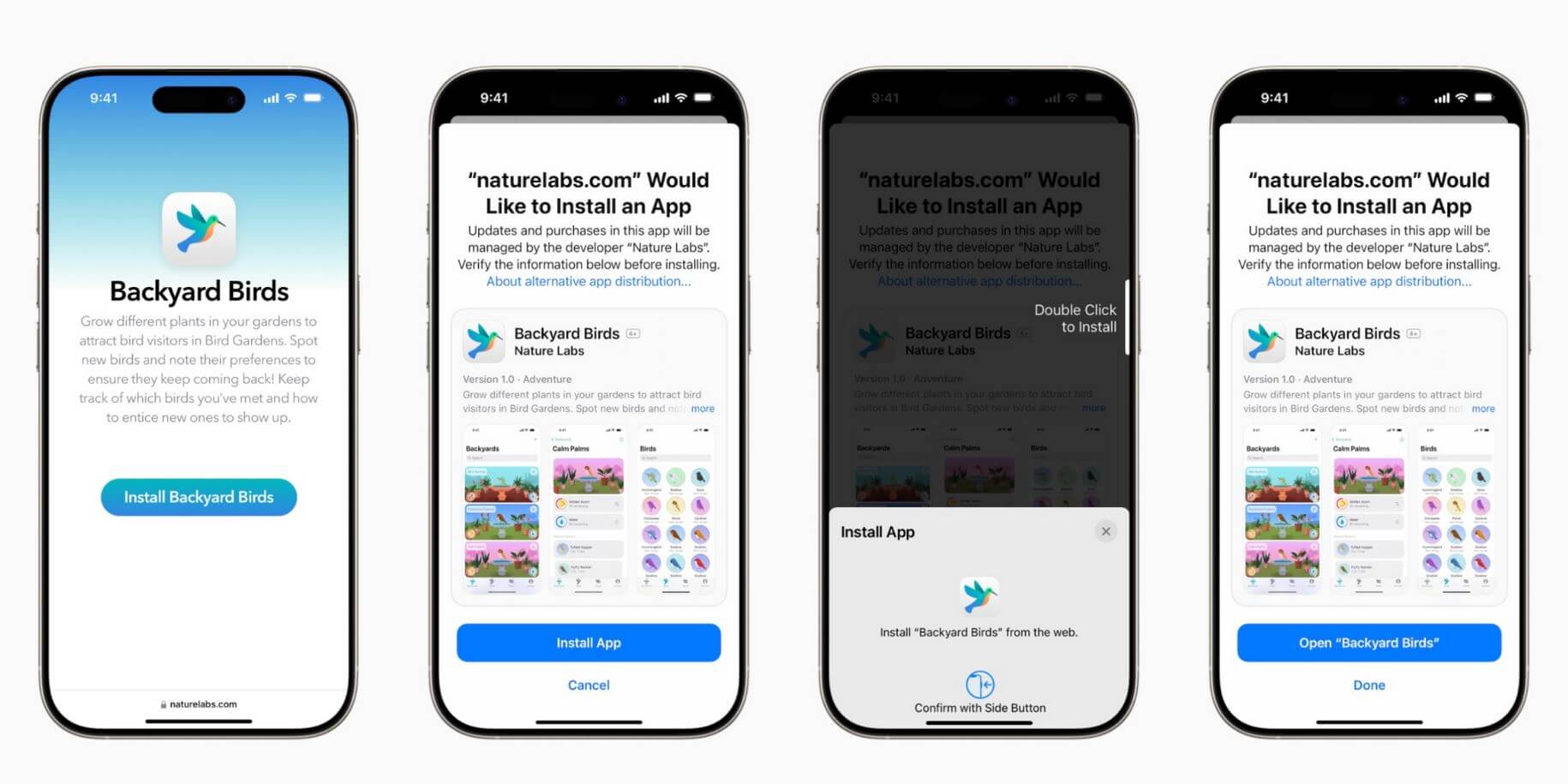 Что изменилось в iOS 18.6. Apple должна упростить заставки при загрузке приложений с сайтов в ЕС. Фото: 9to5mac. Фото.
