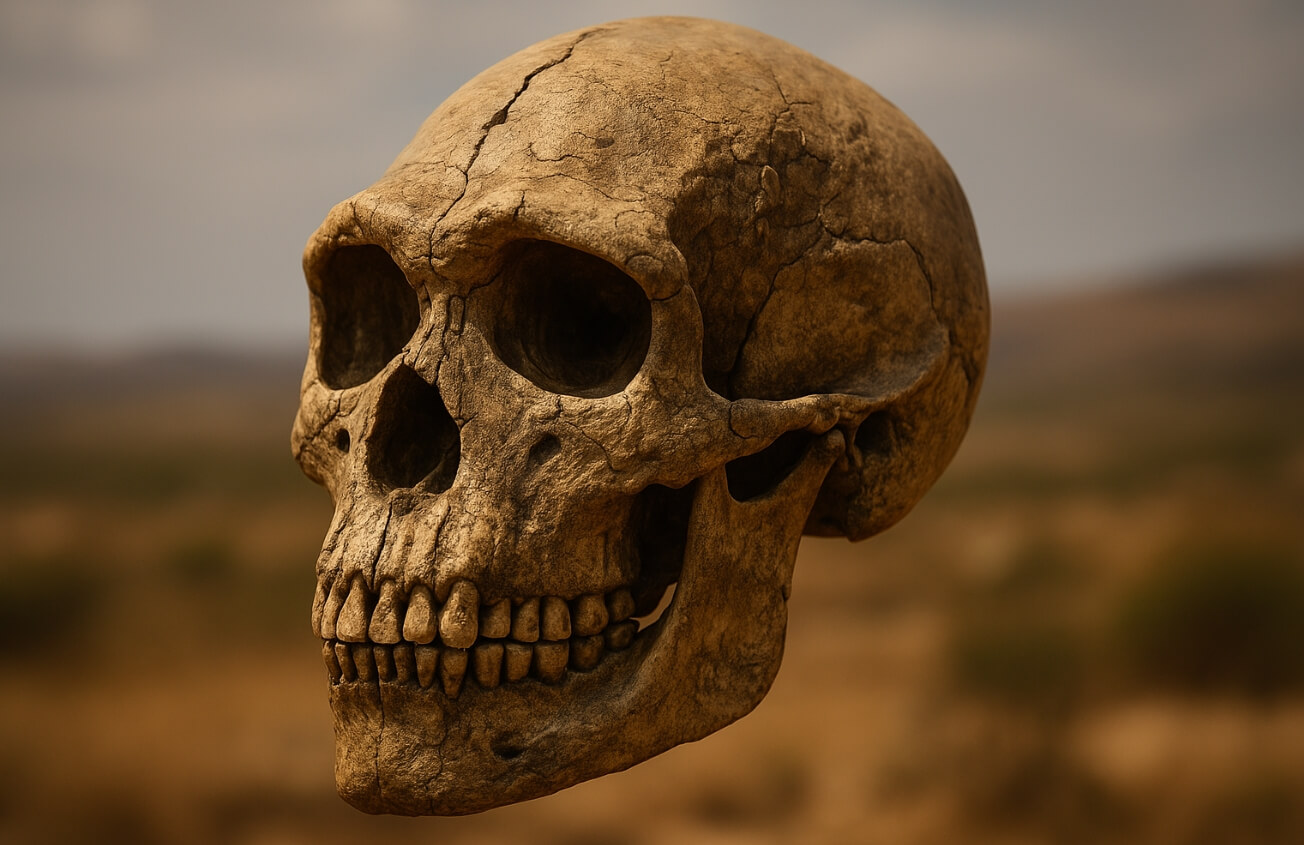 Homo sapiens старше, чем предполагалось. Находки черепов говорят о том, что нашей родиной может быть не Африка. Фото.