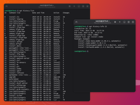 Новые опции APT