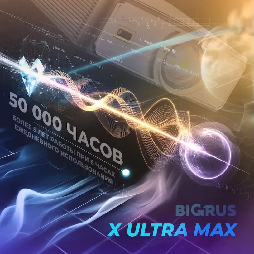 Ресурс лампы проектора BIGRUS X ULTRA MAX