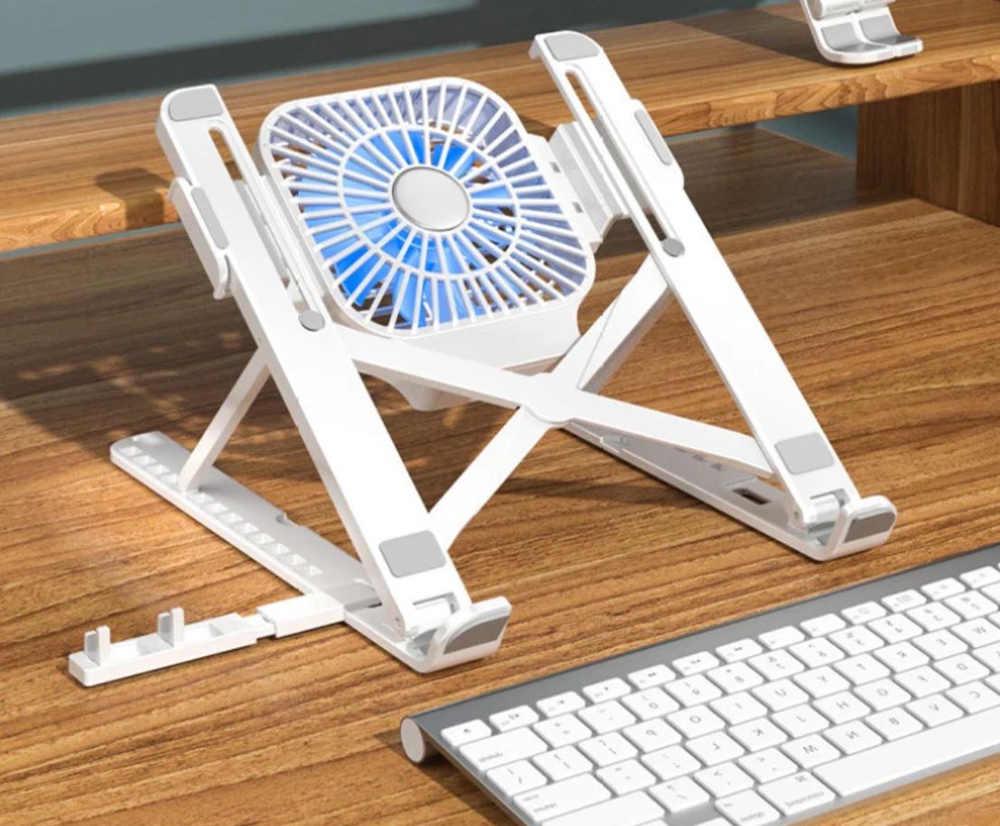 Подставка для ноутбука с вентилятором. Подставка пригодится любителям игр. Подставка для ноутбука с вентилятором. Подставка пригодится любителям игр. Фото.