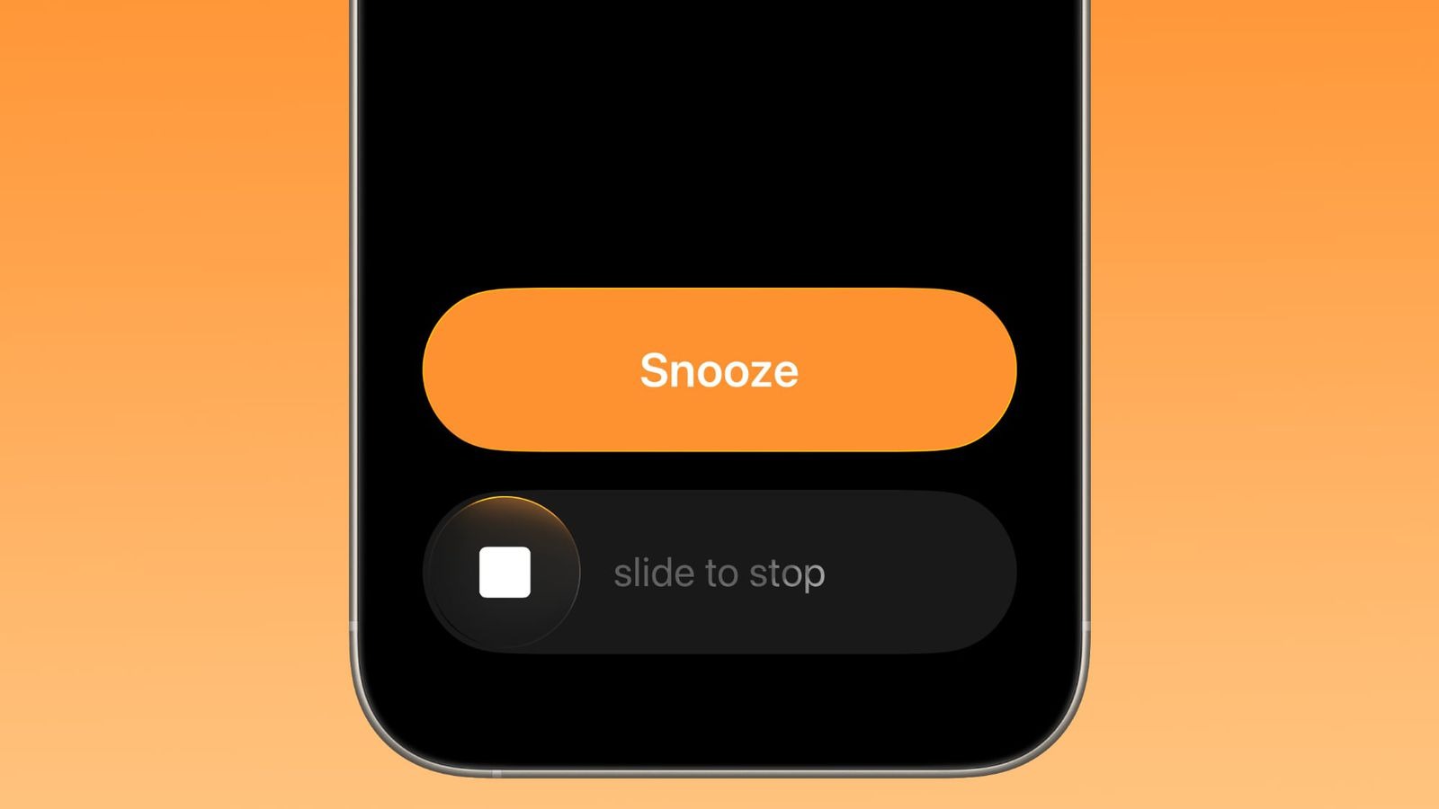 Новые функции в iOS 26.1. Чтобы отключить будильник, придется провести пальцем по экрану, а не просто нажать кнопку. Изображение: macrumors.com. Фото.