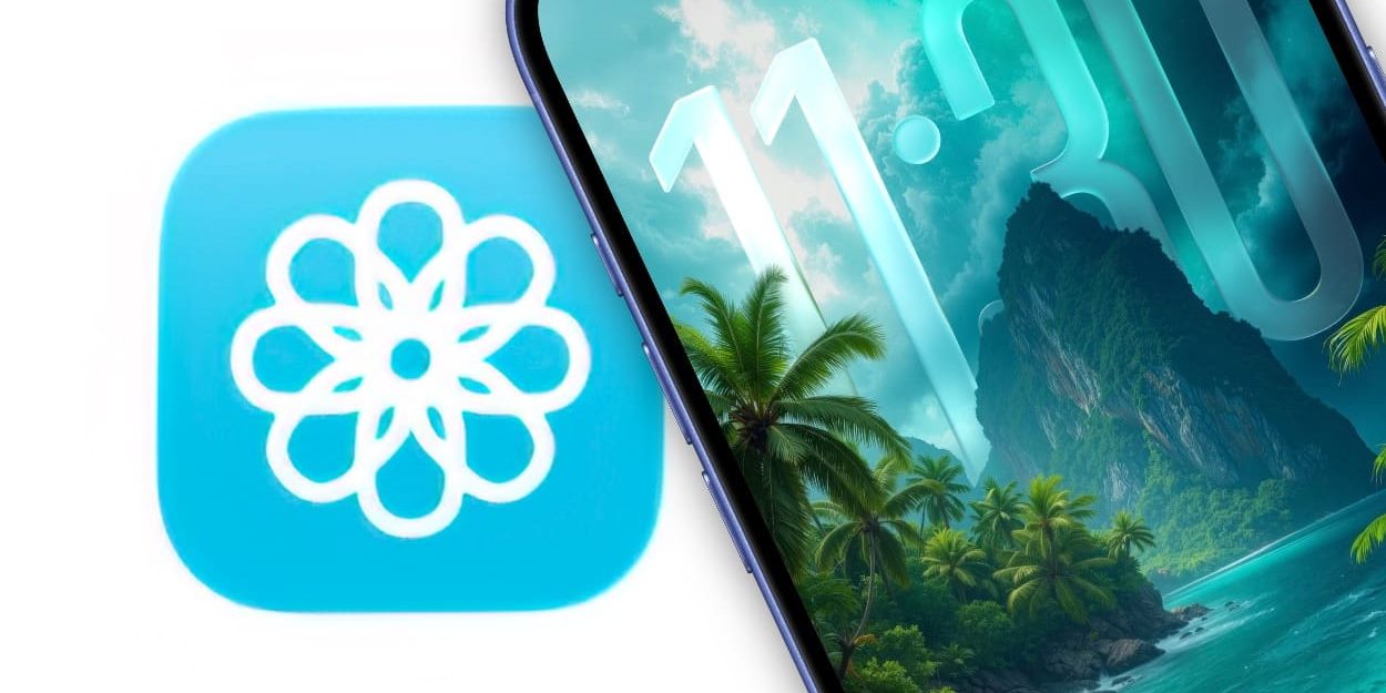 Обои для Айфона с эффектом глубины в сочетании с большими