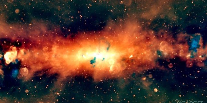 Учёные представили первую радиокарту Млечного Пути в цвете и невероятных