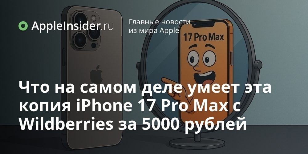 Что на самом деле умеет эта копия iPhone 17 Pro