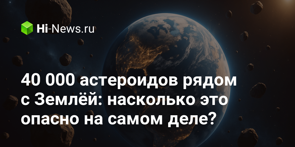 40 000 астероидов рядом с Землёй: насколько это опасно на