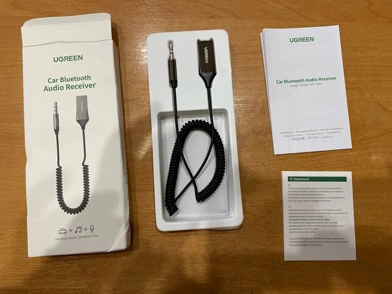 Bluetooth AUX адаптер. Самый простой способ добавить беспроводную музыку в автомобиль. Фото.