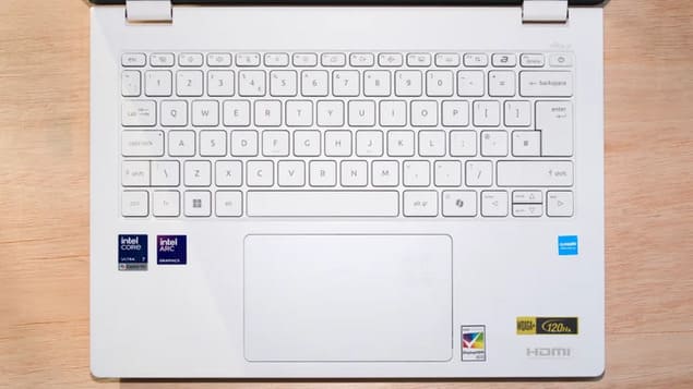 Клавиатура и тачпад Acer Swift Edge 14 AI