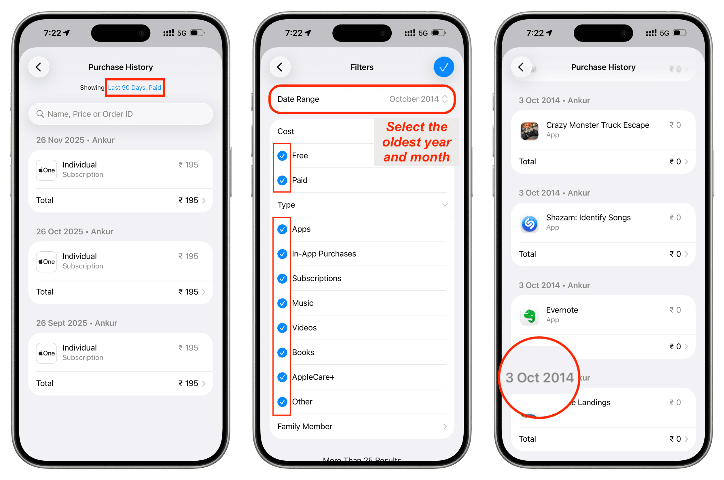 Seeing-Purchase-History-of-first-app-in-iPhone-account-settings