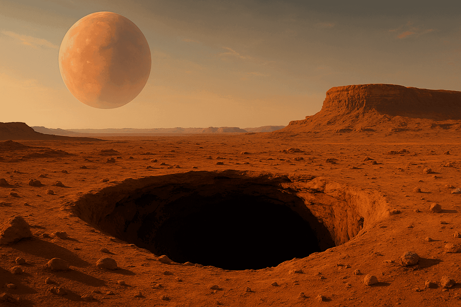 Что скрывают пещеры на Марсе: инопланетную жизнь? Пещеры на Марсе могут скрывать жизнь — и учёные нашли для этого серьёзные доказательства. Фото.