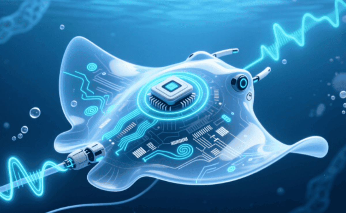 Эти миниатюрные роботы с мышцами из микропузырьков могут избавить нас от операций. Такие робот-скаты могут решить многие медицинские проблемы. Фото.