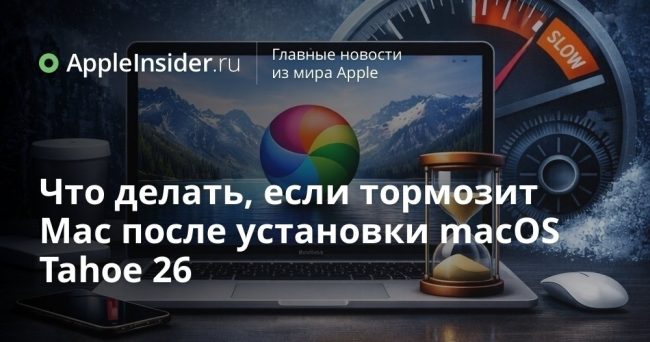 Что делать, если тормозит Mac после установки macOS Tahoe 26
