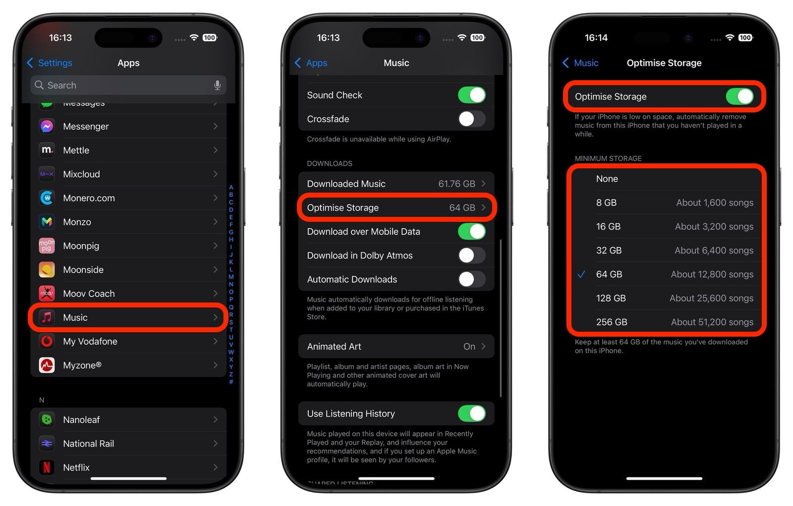 Apple Music занимает много памяти на iPhone? Включите эту скрытую функцию и освободите место на смартфоне. Здесь можно ограничить место, которое будет занимать Apple Music. Изображение: macrumors.com. Фото.