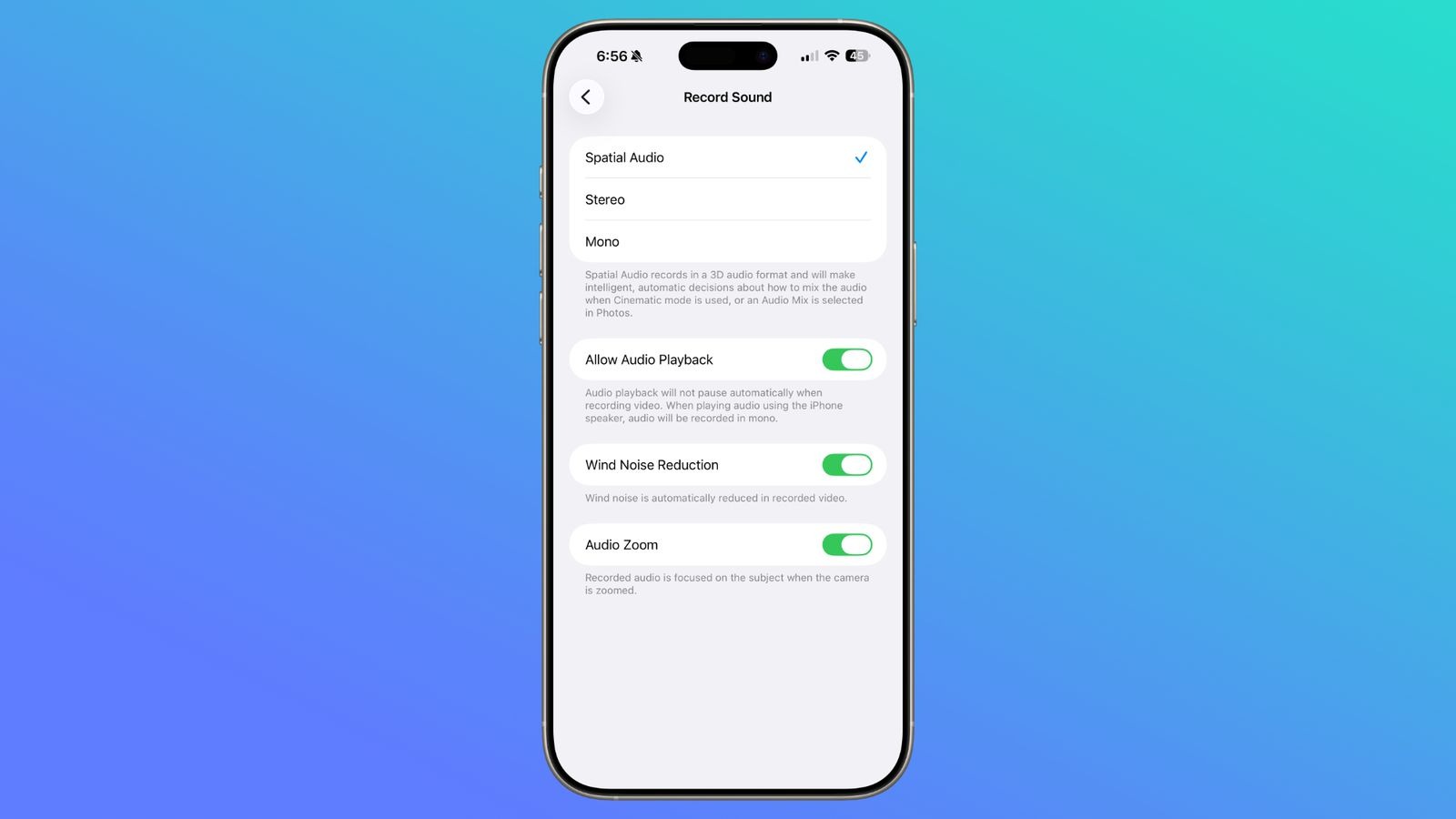 Скрытые функции iOS 26.4, которые легко можно не заметить после обновления. Стало можно зумить звук при съемке. Изображение: macrumors.com. Фото.