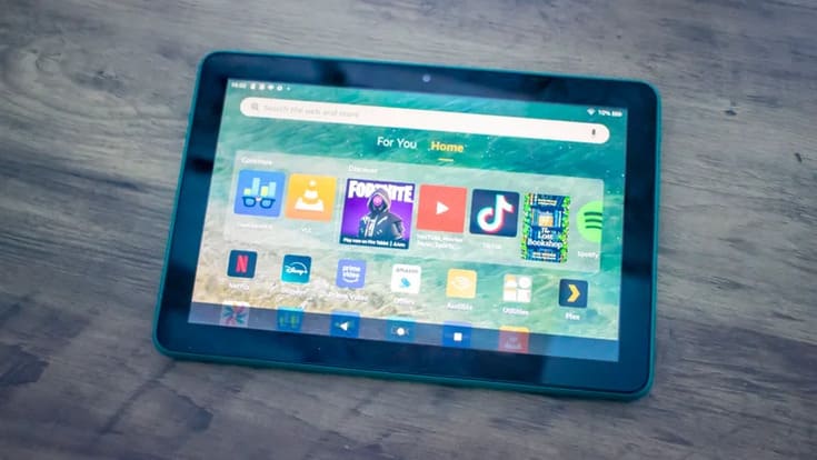 Amazon Fire HD 8 (2024) - передняя панель и экран 8 дюймов