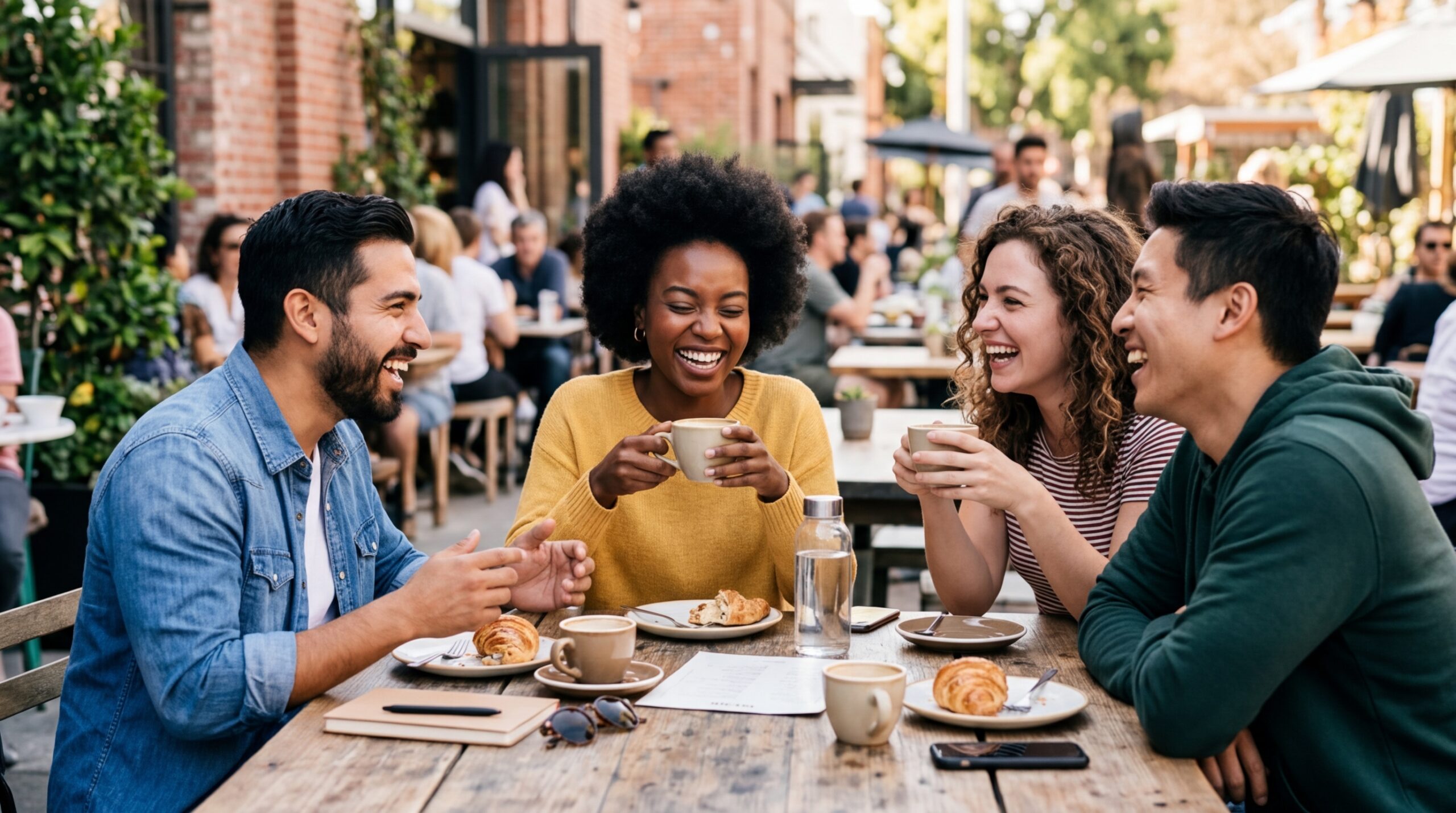 Смех в компании друзей — один из самых социальных видов поведения человека