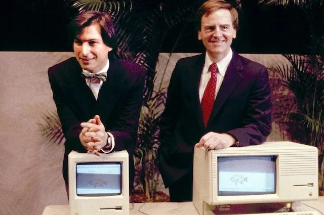 Джон Скалли и Стив Джобс