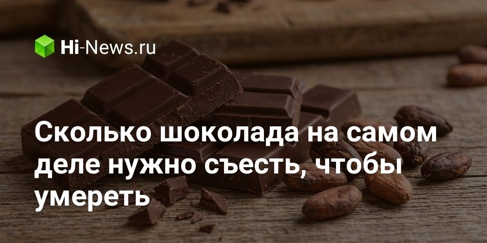 Сколько шоколада на самом деле нужно съесть, чтобы умереть
