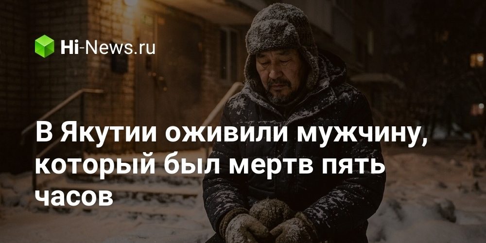 В Якутии оживили мужчину, который был мертв пять часов