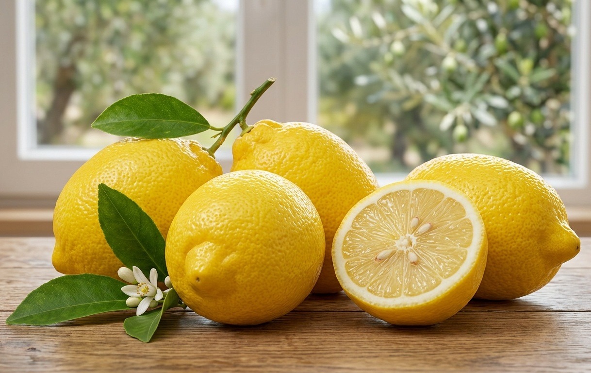 Лимон сорта Эврика. Фото.