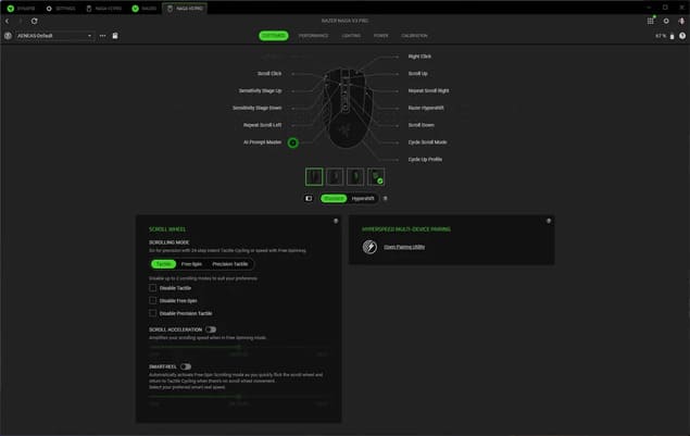 Приложение для настройки мыши Razer, Synapse 4